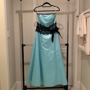 Sky Blue Prom Dress, Jessica McClintock for Gunne Sax